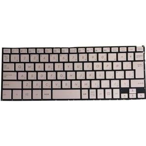 Laptoptoetsenbord voor ASUS Q324U Q324UA Q324UAK Japans JP goud met achtergrondverlichtingCanada CA, Tsjechisch CZ zwart zonder frame(Japanese JP)
