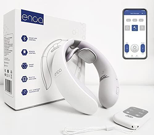 ENOA M5 - Nekmassageapparaat - Draadloos - 6 Modi - 18 Intensiteiten - Warmte 42°C