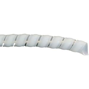 Spiraalvormige Wrapote Prctive Sleeve Wire Manage, Spiraalkabelwikkelbanden 8-16 mm Multicolor 2 meter(Clear Color,16mm inside diameter)