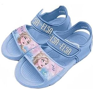 Trendstern IJskoningin sandalen Frozen schoenen met klittenbandsluiting, lichtblauw, 22/23 EU