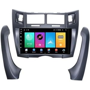 Android 14 2 Din Autoradio voor Toyota Yaris 2005-2012 - Steun Carplay Android Auto DSP-9"" Touchscreen Auto Stereo Met Stuurwielbediening WIFI 4G Bluetooth Split-Screen(A,P2 WIFI 4-Core 1G+32G)