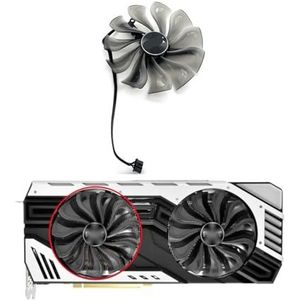 IFFSUEVL Koeler voor grafische kaart GAA8S2U FD10015H12S RTX2080 (Gray A-Fan)