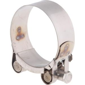 Slangklemmen Clips ， 32-55mm Motorfiets Uitlaatklem Clip Roestvrijstalen Uitlaatdemper Klemmen Uitlaatklemmen O-Clamp Accessoires, 40,43mm(40-43mm)