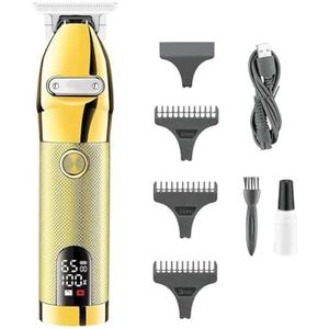 Tondeuses voor mannen, tondeuse professionele tondeuse elektrische haarsnijmachine oplaadbare LED-display baber tondeuse voor mannen
