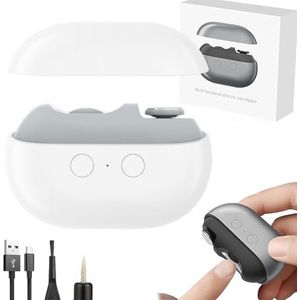 Fanyil Easyclip Fanyil Easyclip Smart Nail Clipper, Elektrische nageltrimmer - Veilige, pijnloze verzorging, oplaadbaar en stil, draadloze automatische vingernageltrimmer met licht (wit)
