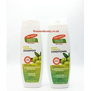 Palmers Olive Oil Formula Smoothing Shampoo 400 ml & Replenishing Conditioner 250 ml Pack van Palmers
