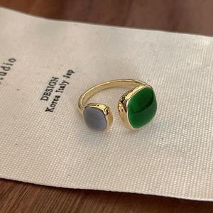 Vintage zachte vlinder open ringen voor vrouwen verstelbare kleurrijke druppel glazuur ringen nieuwe hoge kwaliteit prachtige sieraden geschenken-JZ016