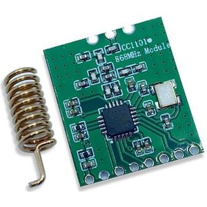NGEN CC1101 Intelligente industriële draadloze UHF-transceiver module met SPI-interface en 868MHz antenne voor Low Power IoT gebruiker ngen
