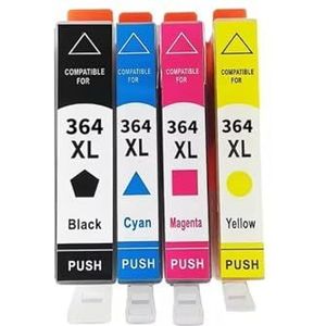 Compatibel met H-*0P 364 364XL for Photosmart 5510 5515 6510 6515 7510 7515 B010a B109a B110a B209a B210a 3070A 3524 4620printer(4color 1se)