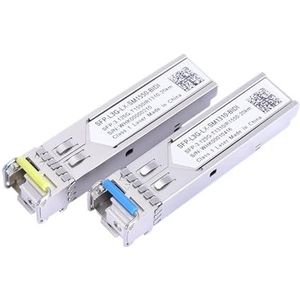 SFP-repeater optische module 2.5/3.125G 1310/1550 10/15/20KMSFP enige wijze enige en dubbele vezel (3.125G enige vezel 20KM LC paar)