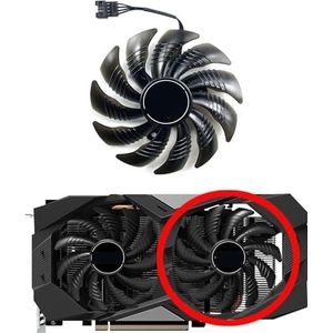 Vervangende ventilator voor GIGABYTE CMP 30HX 6GB OC grafische kaart T1295SU(Right fan)