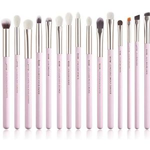 Bswefty Make-up Borstels Set 15 stks Professionele Oogmake-up Borstelkits Oogschaduw Eyeliner Wenkbrauw Blending Concealer Brocha's (Handvat Kleur: G7 T294 15STKS)
