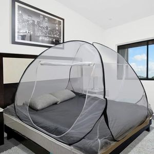 Sekey - Pop-up Klamboe - Wit - Opvouwbaar - Voor Tweepersoonsbed - 200 x 180 x 145 cm