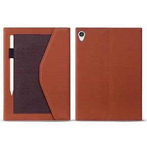 Tablet PC-hoes Compatibel met het tabblad Lenovo M8 TB-8505F TB-8505X TB-8505FS TB-8705F TB-8705N 8.0 Inch kast PU & TPU Tablet Case Kijkstand tablet Case Card Slot Case Bescherming(Kahverengi)