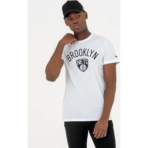 New Era NBA BRONET 60416753 T-shirt met korte mouwen voor heren, wit