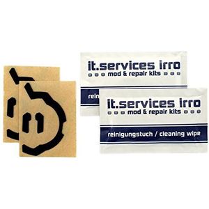 2 x sets Glides/muisglijders/muisvoeten geschikt voor Roccat Kone+ / Kone Max/Kone XTD, incl. 2 reinigingspads