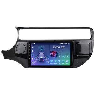 Android 12 Autoradio Voor KIA RIO 2011-2017 9 Inch Touchscreen Met Draadloze Carplay Android Auto Ondersteunt GPS Navigatie Bluetooth WIFI DSP RDS Spiegel Link SWC + Achteruitrijcamera(B,M600S - 8 Cor