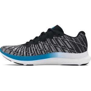 Under Armour Ua Charged Breeze 2 Visuele demping voor heren, 004 Zwart Wit Capri, 44.5 EU