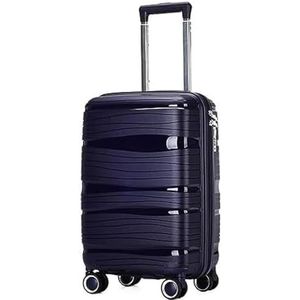 Koffer Reiskoffer Met Draaiwielen, Lichtgewicht Ergonomische Handgrepen, Handbagage Bagage (Color : C, Size : 24in)