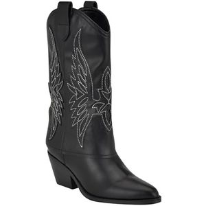 Nine West Ringer westernlaarzen voor dames, Zwart 001, 38.5 EU