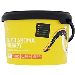 Salco Sport Therapy Aroma 1 x 3000g - Natuurlijk zout voor pekelbad - Ontspanningsbad - Voordelige verpakking (Lavender)