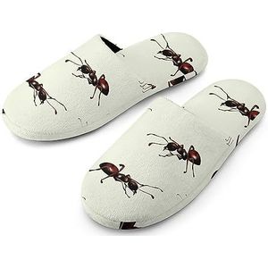 Realistische mieren dames katoenen pantoffels indoor huis slippers wasbare pantoffels voor vrouwen 38-39_ (7-8)
