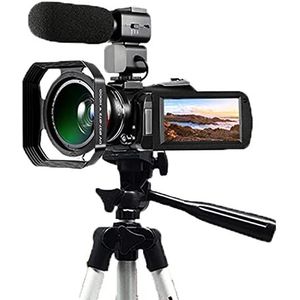 Actiecamera's 3.1 inch touchscreen videocamera AC3 Met IMX258 CMOS Sensor time-lapse fotografie nachtzicht opname digitale camera Meerdere opnamemodi, eenvoudig fotograferen (Size : Top set)