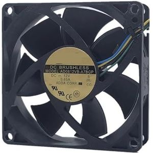 Voor ADDA AD0812VB-A7BGP 12V 0.65a 8025 8cm voor PWM luchtvolumeventilator