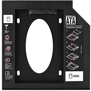 VBESTLIFE 2.5 ""SATA HDD SSD Adapter Harde Schijf 9,5 mm/12,7 mm Adapter voor Laptop (12,7 mm)