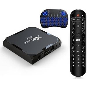 4GB 64GB X96 Max Plus Ultra TV Box Android 11 Amlogic S905X4 2.4G 5G Dual WiFi BT4.0 Ondersteuning AV1 H.265 8K HDR Set-top Box met i8-toetsenbord