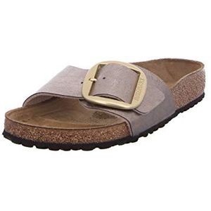 BIRKENSTOCK Dames Madrid Big Buckle, graceful taupe, EU 39