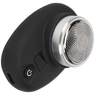 Elektrische Baardtrimmer, Waterdichte Stofdichte Hoes USB Oplaadbare Draadloze Baardtrimmer High Power voor Thuis voor Mannen (mat zwart)