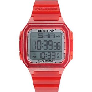 Adidas Watch AOST22051, rood, riem, Rood, riem