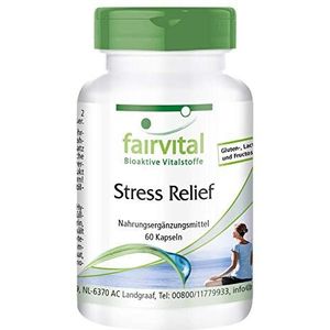 Fairvital | Stress Relief capsules - 60 capsules - stress verlagend - B-vitamines met sporenelementen, aminozuren en planten extracten