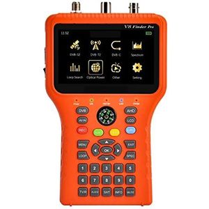 Satellietzoeker H.265 Combo Meter DVB-S2 DVB T2 DVB C 4.3 Inch Scherm Spectrum Analyzer CCTV Camera V8 Finder Pro