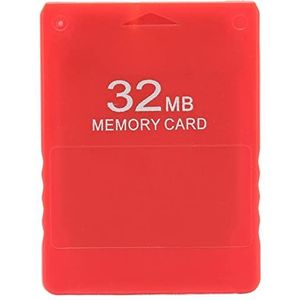 Geheugenkaart voor 32MB High Speed ​​Game Geheugenkaart Plug en Play FMCB1.966 Externe Datakaart voor 2 Game Console(rood)