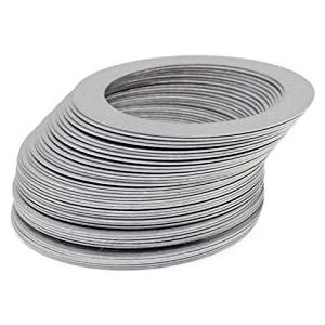 Penny ringen, roestvrij staal ringen, Ultradunne ring aanpassing pakking platte vulringM14M15 M16 M17 M18 M19Dikte 0,1 0,2 0,3 0,5 1,0 mm (maat: 13x16x0,2 (20 stuks)) (Size : 19x26x0.3(20Pcs))