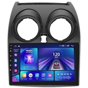 Android autoradio voor Nissan Qashqai J10 2006-2013, 9 inch touchscreen autoradio Autoaccessoires met GPS Bluetooth FM RDS HiFi WiFi(F4 4+64G)