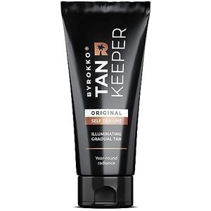 BYROKKO Tan Keeper Zelfbruinende vochtinbrengende crème, 200 ml, verrijkt met shea & cacaoboter en vitamine E