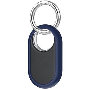 Voor Samsung Galaxy Smarttag 2 hoesje, half pack beschermhoes valbestendig verlies preventie siliconen hoesje (donkerblauw)