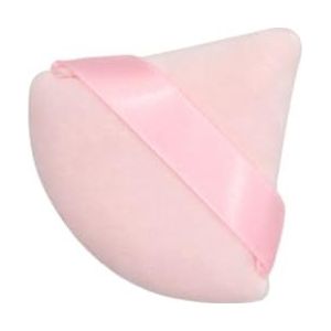 Poeder Puff Driehoeken Herbruikbare Pluche Spons Gladde Kleine Langdurige Elastische Make-up Sponzen Gezicht Foundation Barrier Roze