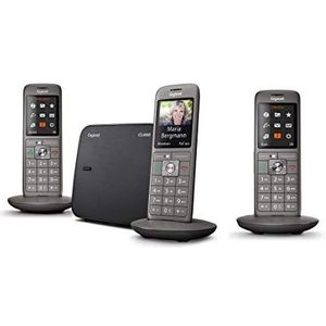 Gigaset - CL660 Trio - Bedrade Telefoon - Antraciet
