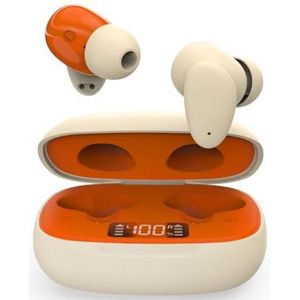 Avantalk Clan N1 - Actieve ruisonderdrukkende draadloze oordopjes voor muziek en gesprekken tijdens het woon-werkverkeer met hybride ANC, transparantiemodus, schattige Bluetooth-hoofdtelefoon met