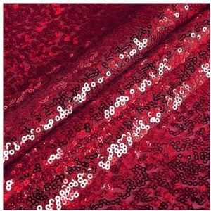 10 STKS Pailletten Bruiloft Tafelloper Gouden Tafelzetting Gaas Pure Vintage Kerst Eetkamer Verjaardagsfeestje Tafeldecoratie (Bourgondië, 10 STKS 30x180cm)