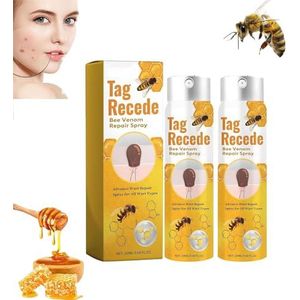 TagRecede Bijengif Spray, Wrattenverwijderingsspray Skin Tag Verwijdering Bijengif, Voor Alle Huidtypes (2PCS)