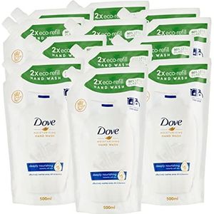 12 x eco-navulverpakking voor dieptereiniger, hydraterend, zeep, handen, revitaliseringseffect, 12 navullingen van 500 ml