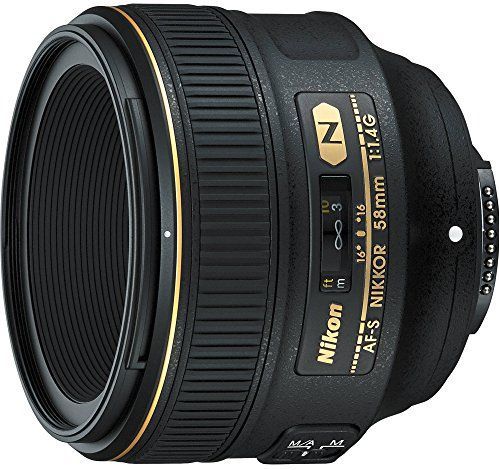NIKON - AF-S 58mm f/1,4 G - Objectief