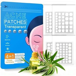 Pimple Patches - 132 Stuks - Hydrocolloïde Acne Patch - Dag en Nacht - Met Theeboomolie en Salicylzuur