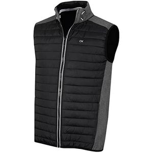 Calvin Klein Heren bodywarmer golfgilet - Antraciet/Zwart - S