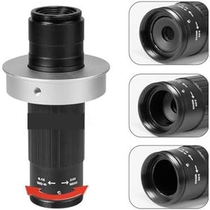 48MP 4K 1080P USB Industriële Video Digitale Microscoop Camera 1-130X Zoom C Mount Lens Cantilever stand for Reparatie Solderen Helder en glad(130X Lens)